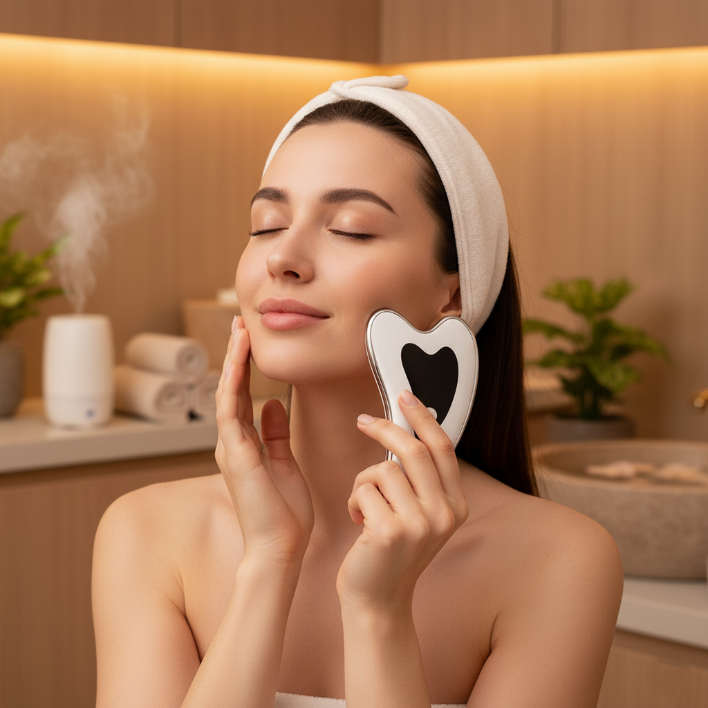 K-Glow Éclat™   Massaggiatore Viso Gua Sha